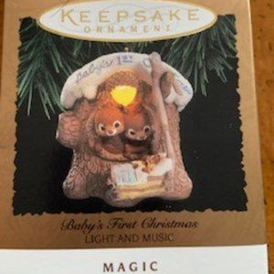 NIB Hallmark Baby first Magic Ornament